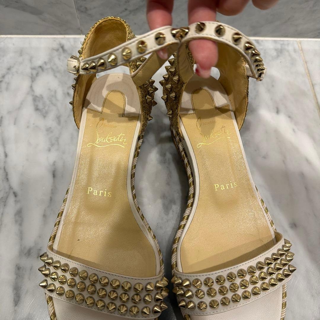 クリスチャンルブタン サンダル 38