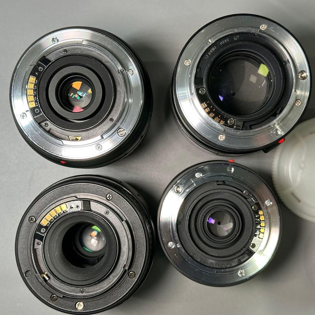 【現状品】MINOLTA / OLYMPUS フィルムカメラ レンズ4本セット